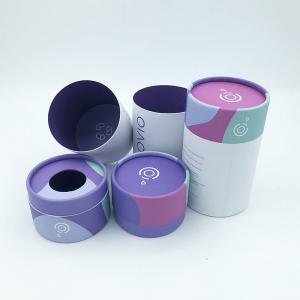 Custom Elegant Biodegradable Kraft Paper Tube Packaging Box For Menstrual Cup Female Products
