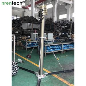 China 10m lockable pneumatic telescopic mast 30kg payloads- mobile antenna telecom pneumatic telescopic mast tower supplier