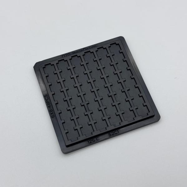 China PC 半導体の安全な輸送のための小さな空洞トレイ 裸のダイス オプション 蓋とクリップ 2インチ 4インチ オプション wholesale