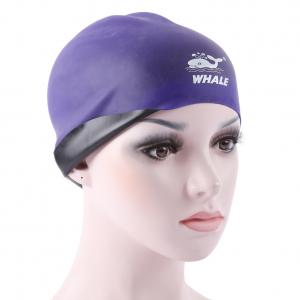 China Premium Silicone Swim Cap Reversible Wrinkle Free Swimming Cap For Men and Women supplier