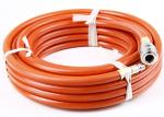 Orange ID 1/4" 5/16" 3/8" Short Air Hose Assembly With Quick Couplers