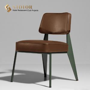 China Arm Italian Leather Dining Chairs Modern Dining Room Chair 83cm Height supplier