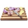 China Customized Size Kitchenware Multi-functional Solid Wood Chopping Board with Handle wholesale