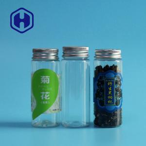 China Bpa Free Small Plastic Candy Jars With Lids 130ml Dry Herb Packaging supplier
