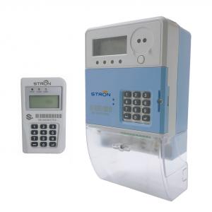 China IP54 Split Single Phase Energy Meter , 60HZ Pay As You Go Electric Meter supplier