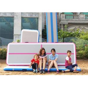 China Cheerleading 6m Mini Inflatable Air Track Tumbling Mat Gymnastic Equipment supplier