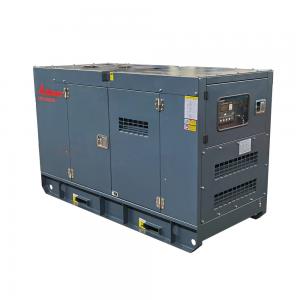 30kVA 24kW Electric Start Diesel Generator Silent Type Powder Spraying Canopy