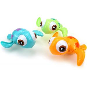 Silicone Swimming Turtle Bath Toy , Small Size Cute Sea Animal Bath Toys