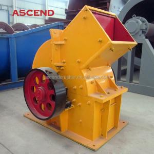 China Diesel Engine Hammer Mill Crusher Barite Quartz Coal 10 - 25tph PC600x400 supplier