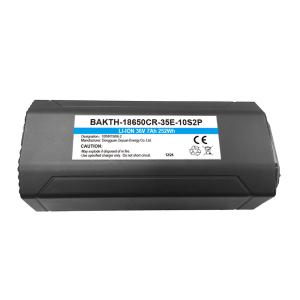 China Custom 18650 Lithium Ion Battery Pack 10S2P 36V 7Ah With Plastic Casing wholesale
