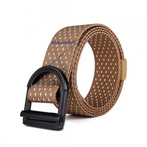 D Buckle Cotton Fabric Belt 125cm Mens Nylon Web Belt Tactical