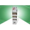 China Eco-Friendly POP Cardboard Retail Displays With TV Screen On Top Header wholesale