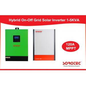 China On/Off Hybrid Solar Inverter 3000W 60V Single Phase Inverter Built-in MPPT 120A supplier