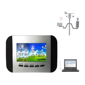 Professional Wireless Colorful Weather Station Temperature Humidity Rain Pressure Wind Speed Direction Weather MS1041C