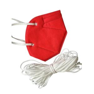 China Spandex 5mm elástico Earloop liso MSDS do poliéster das faixas da orelha de 3.5mm supplier