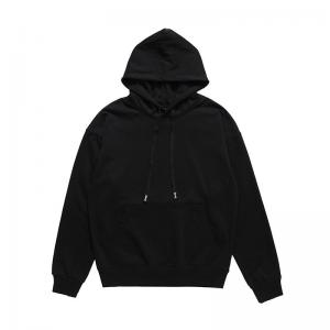 China Autumn-Winter Men's Heavy Cotton Hoodie Breathable Pullover with Plain Dyed Technique supplier