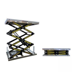 4T Multi Scissor Heavy Duty Hydraulic Lift Max Height 3M Ladder Lift