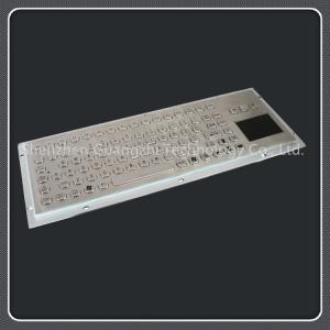 China Riot Proof Industrial Keyboard With Touchpad , Mechanical Keyboard With Trackpad supplier
