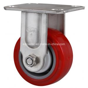 China 230kg Maximum Load Stainless 4 Rigid TPU Caster S7104-85 for Heavy-Duty Applications supplier