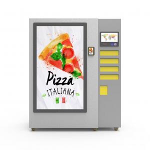 China 4 Micro Oven Heating Automated Frozen Pizza Vending Machine Debit Card Credit Card Operated supplier