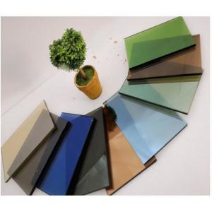China 2mm~19mm Tinted Tempered Glass Decorative Tinted Float Glass supplier