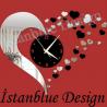 Acrylic mirror clock DIY mute clock Custom unique acrylic decorative wall clock