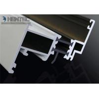 China Custom Extruded Aluminium Sliding Door Extrusions 6063 - T5 , White Powder Painting on sale