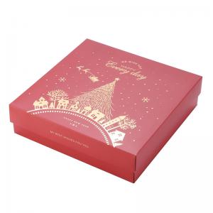 China Eco Friendly Red Gift Paper Packaging Boxes supplier