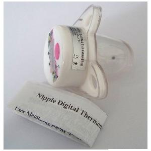 China Anti-bacterial Nipple Tip Baby Pacifier Thermometer supplier