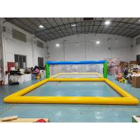 China Outdoor Airtight Inflatable Volleyball Field Inflatable Volleyball Court Water Sports Game Pool For Rental on sale