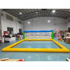 Outdoor Airtight Inflatable Volleyball Field Inflatable Volleyball Court Water Sports Game Pool For Rental