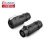 CNLINKO M12 8pin Socket Ip68 Waterproof Power Connector for LED Screen Signal Supply Circular Lighting Plastic Metal Connectors
