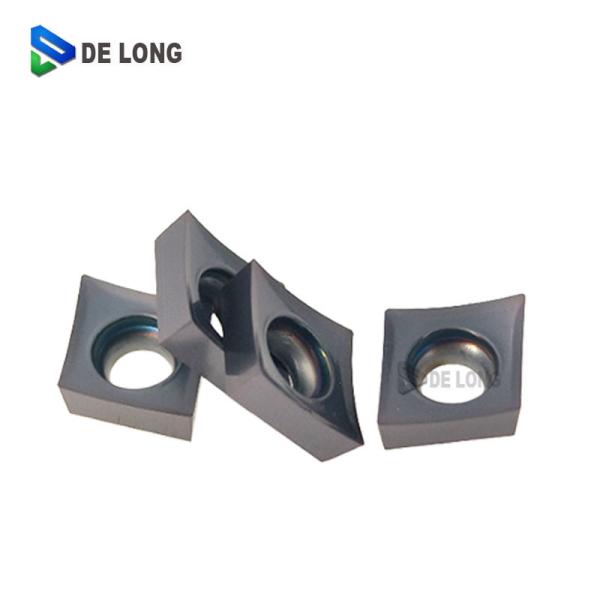 CCGT060201 02 04-DL1 Negative Rake Tool CNC Cutting Insert For Steel Machining