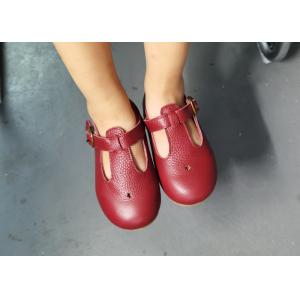 China PU Leather Mary Jane Children Dress Shoes EU 21-30 Baby Walking Shoes supplier