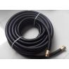 Black Rubber Heavy Duty Contractor Commercial Grade Water Hose With Brass