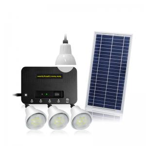 Family 8W 11V Solar Power Lighting System , PV Solar Panel Led Light Kit
