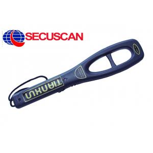 China 375mm ( L ) *75mm ( W ) * 35mm ( H ) Black Portable handheld body scanner for police security checking supplier