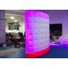 3 Meter Led Inflatable Wall 210 D Reinforce Oxford Material Logo Printing