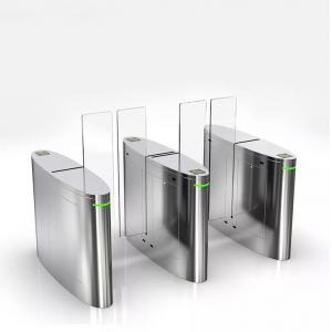 China High Security Access Control Turnstiles Pedestrian Entry Exit Optical Sliding Turnstile supplier