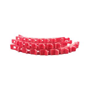 China Standard Red PU Power Twist Drive Link V Belt The Perfect Choice for Efficiency supplier