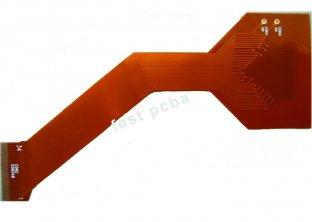 OEM Single Layer PI, 0.15MM FPC Assembly / Flex PCB Assembly with Gold Finger