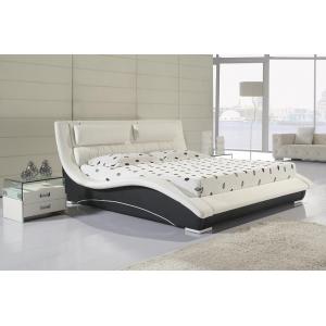 top sale modern pu leather bed bedroom furniture B07