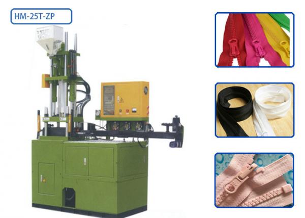 3 - 10 Size Plastic Zipper Making Machine , Vertical Plastic Injection Machine