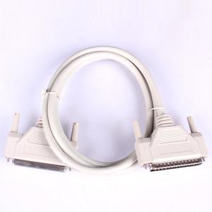 White DB37 Cable Male To Female With Pure Copper Conductor 1m 2m Length