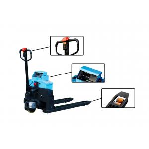 2000kg Capacity Material Handling Electric Pallet Truck With Weighing Scale