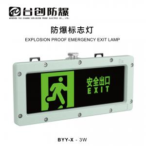 Aluminum Emergency Explosion Proof Exit Lights Signs 5w Atex Exit Sign Light