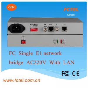 SNMP，AC220V-75-120ohm with lan  E1-ETH Protocol Media Converter
