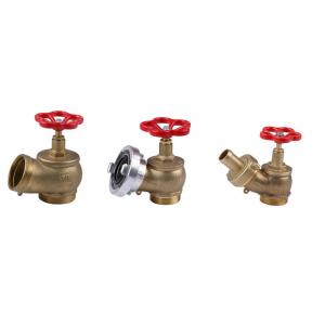 China Aluminum / Brass Oblique Fire Hydrant Valve Durable For Fire Production supplier