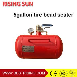 Car workshop used 5 gallon tire bead seater for inflating tire