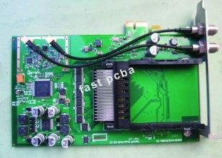 4 Layer Prototype PCB Assembly For Digital Video Broadcasting Baseline Terrestrial System